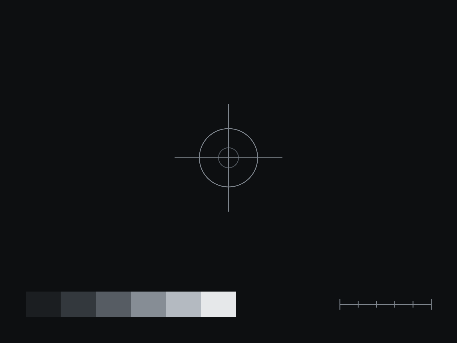 Calibration plate marking a reserved placement. Artwork documentation has not been supplied yet.