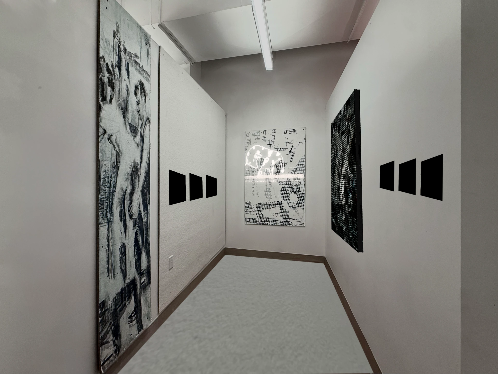 Installation view of Beyond the Humanized Machine
